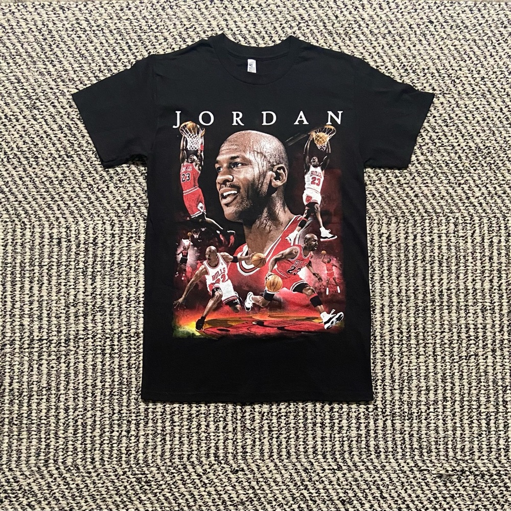 Michael Jordan Black Graphic Tee